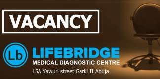 Vacancy Exists for Radiography Manager in Abuja Vacancy - Lifebridge